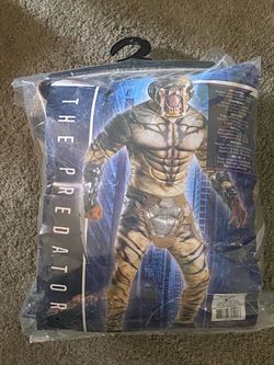 Rubie's Predator Costume Complete Outfit One Size Padded Jumpsuit Mask Gauntlet