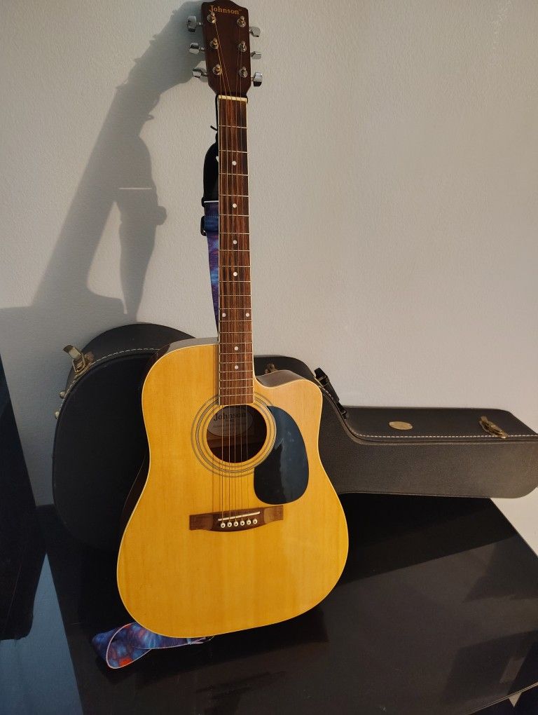 Johnson JG-620 CN Acoustic Electric Guitar (Mint Condition)