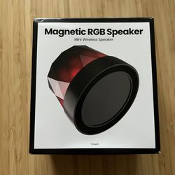 RGB Mini Wireless Bluetooth Portable Speaker – MagSafe Audio LED Light