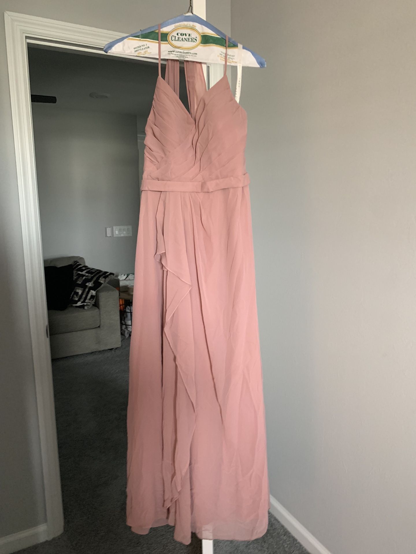 Azazie Dawn Bridesmaid Dress Size 10 Dusty Rose