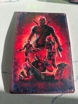 Deadpool Metal Tin Wall Sign