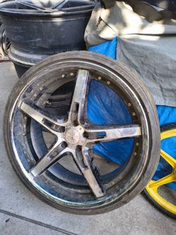 22" Maya 2 piece 1 single rim