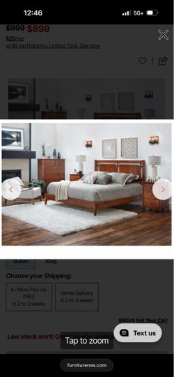 Queen bed frame