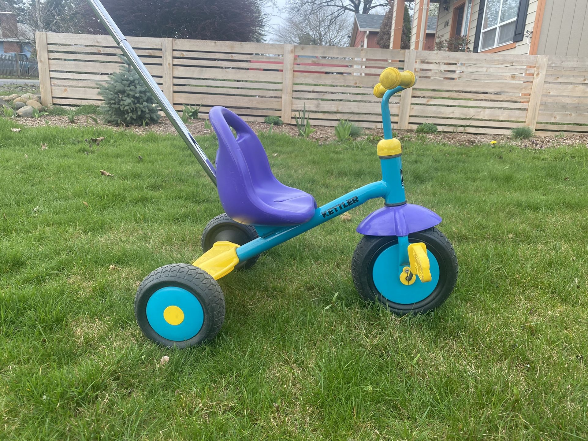 Kettler Trike With Push Handle