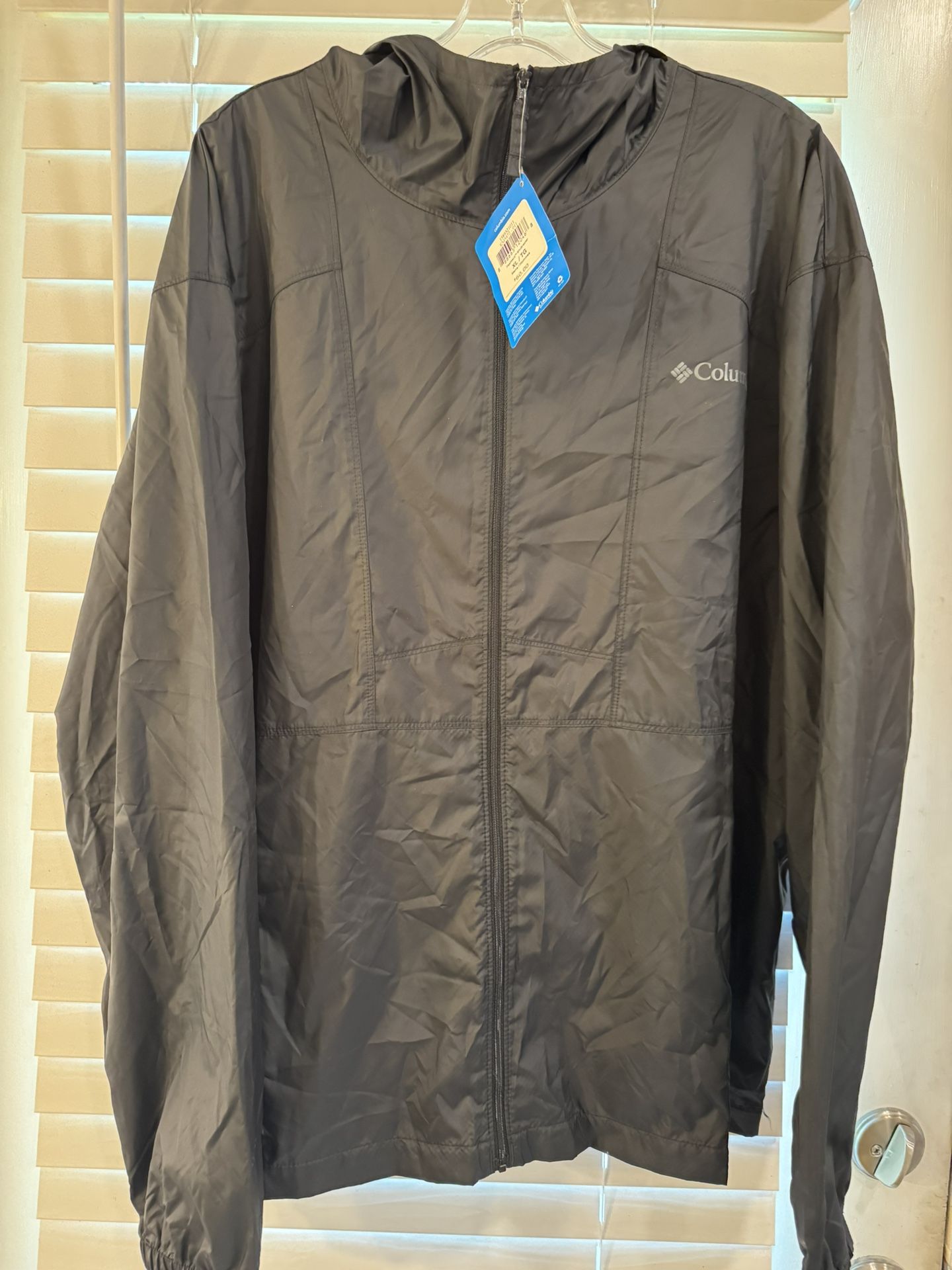 NWT Columbia Men’s XL Flashback Windbreaker Jacket Black