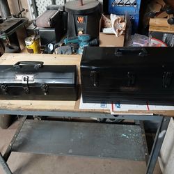 2 Craftsman USA Toolboxes Vintage Tombstone Style with Pullout and Medium Size