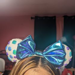 Blue And White Ears