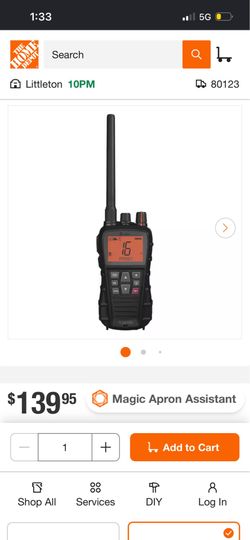Marine  cobra vhf radio