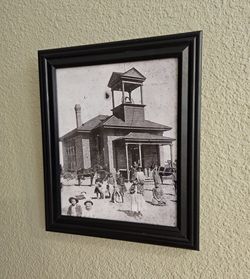Now Only $10.  The Old Hesperia Schoolhouse.   Check Out The Horse And Buggy Out Front!New, Never Used. 