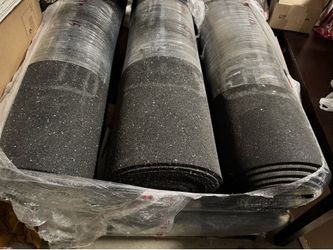 CONTRACTORS: 6 Brand-New Rolls of 12mm Hardwood Flooring Underlayment – On Pallet
