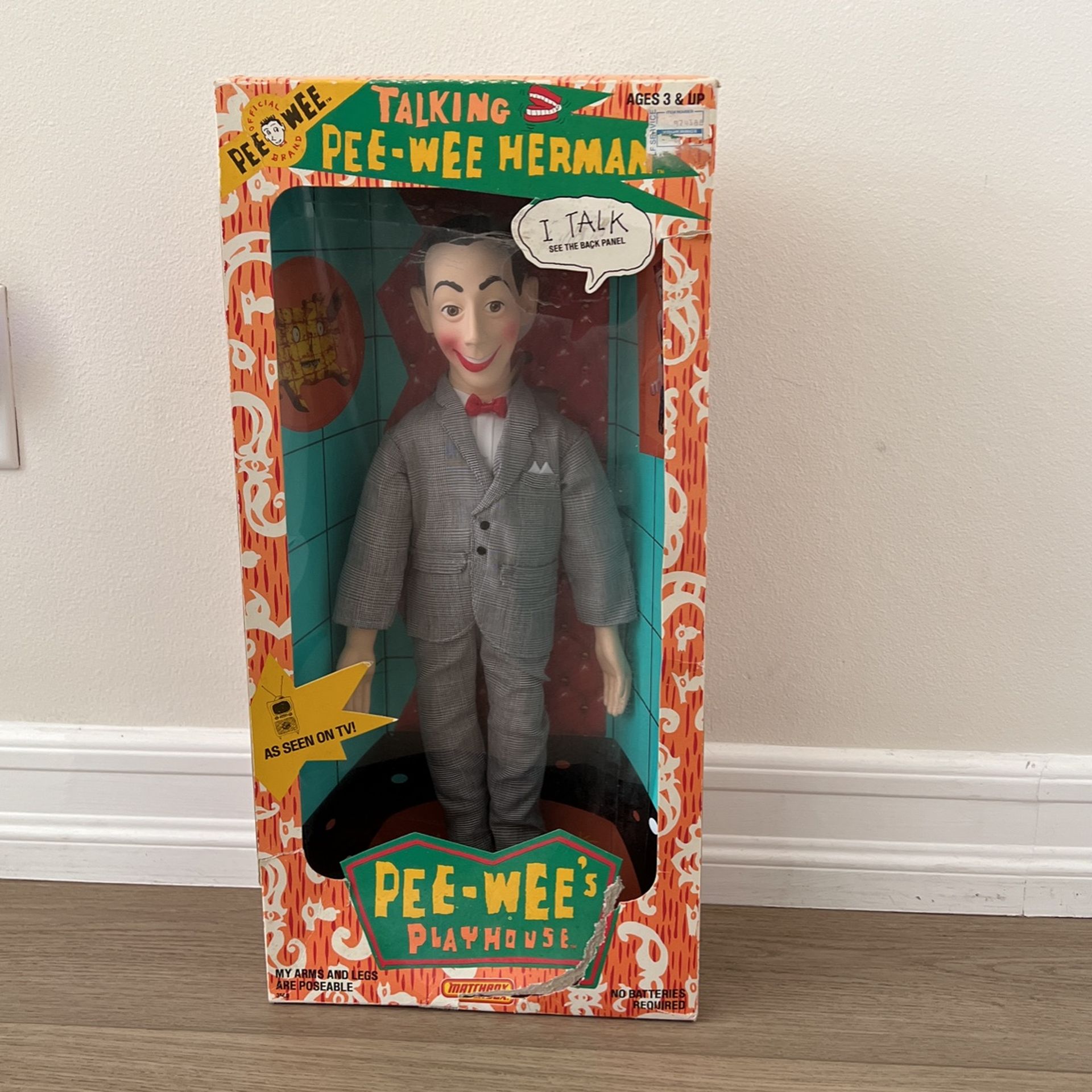 Talking Pee-Wee Herman Doll