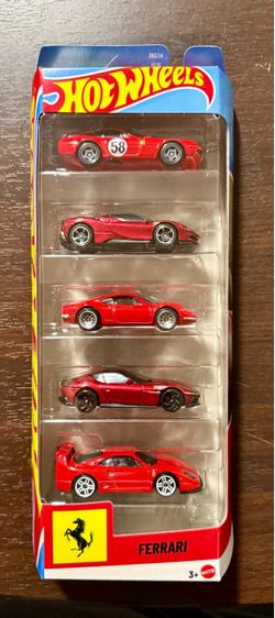 Hot Wheels Ferrari 5-Pack Die-Cast Cars