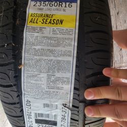 NEW GoodYear Assurance All-Season 235/60R16 Tire
