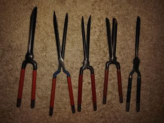 Vintage hot combs and curlers