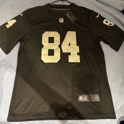 NWT NIKE MEN'S Oakland Raiders Brown Limited Jersey #84 SIZE MEDIUM