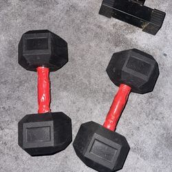 INSPIRE 30 Pound Dumbbells 