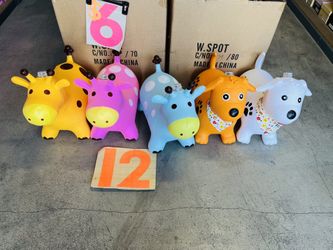 Riding Animals $12 Each All Sizes Available 