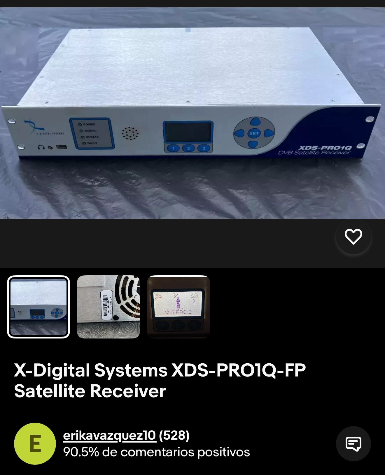 X-Digital Systems XDS-PRO1Q-FP Satellite Receiver
