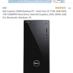 Dell Inspiron 3668 Desktop PC Computer $600 VALUE