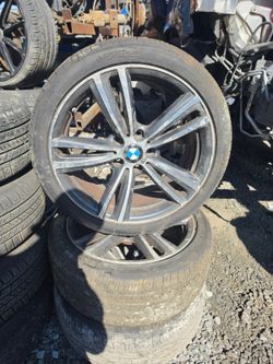 BMW M WHEELS W/TIRES 255 35 19 SET OF 3