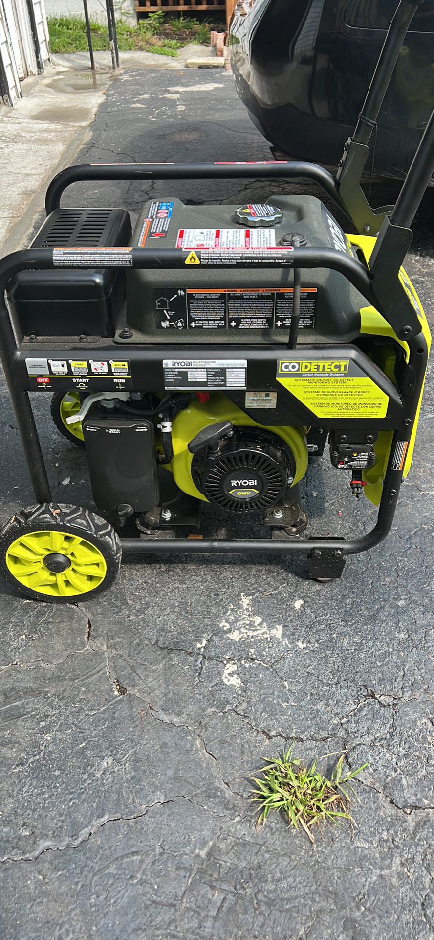 Brand New Gas Operated Generator  Never Been Used Opens Bight It For My Trailer Home But Didn’t Need It 