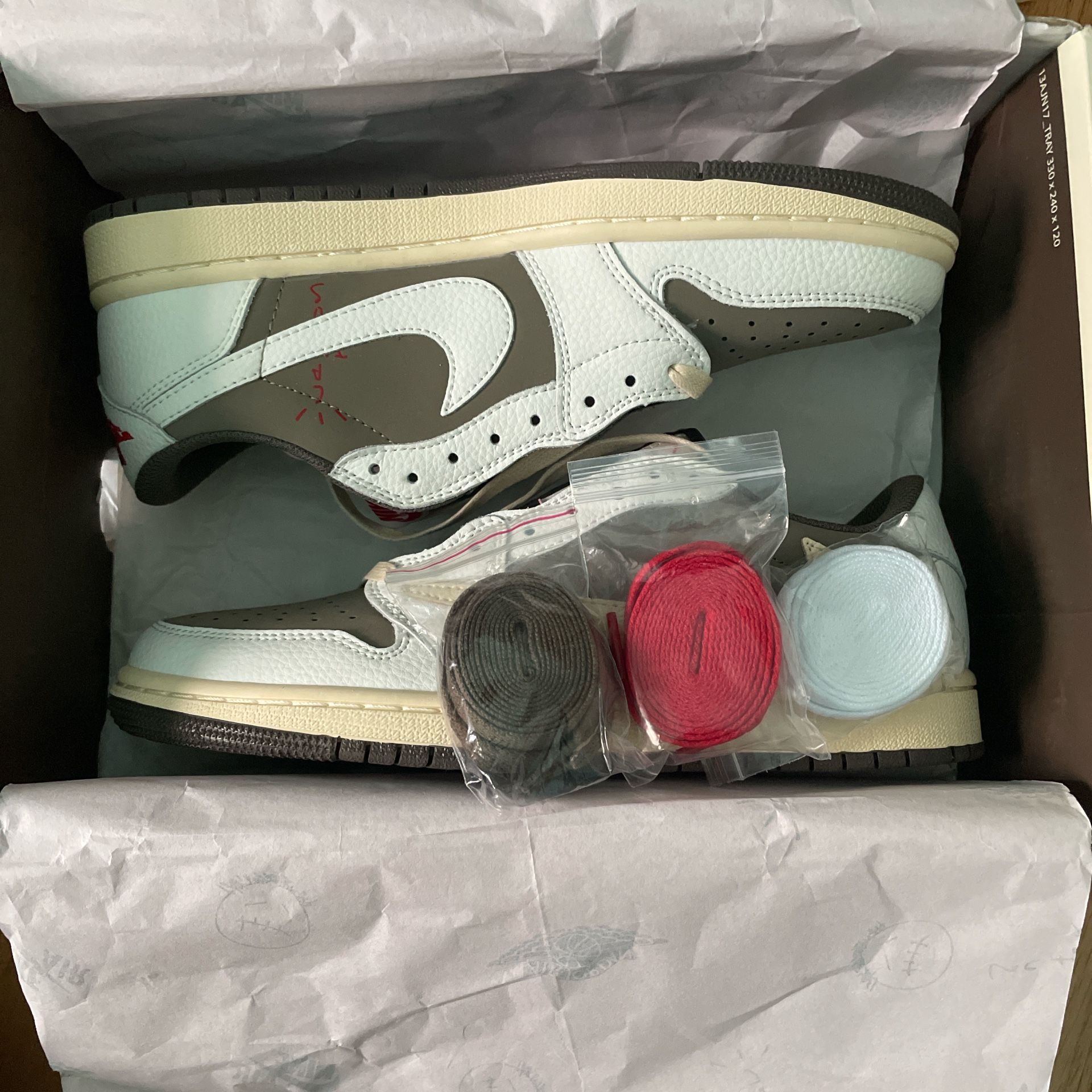 Travis Scott × Air Jordan 1 Retro Low OG 'Reverse Mocha' Men's Size 8.5 - Women's Size 10: BRAND NEW #travisscott #jordan #y2k