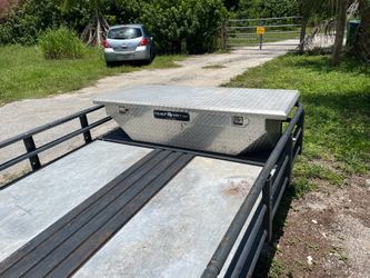 Utility Trailer with Aluminum Toolbox and Aluminum floor- $1,500 OBO
