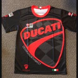 NEW Ducati Italy Motorcycle Sports Tee T-shirt (Quick Dry Breathable)