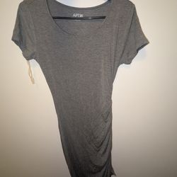 Side Rouched Body Con Dress 