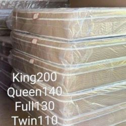 Mattresses King Queen Full Twin 