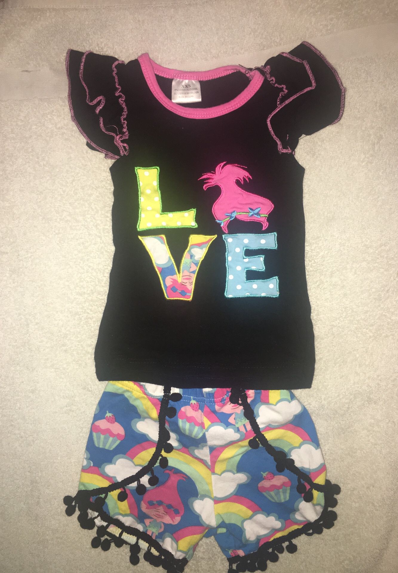 Trolls outfit 18-24m