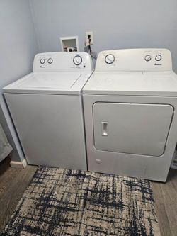 Amana washer and dryer