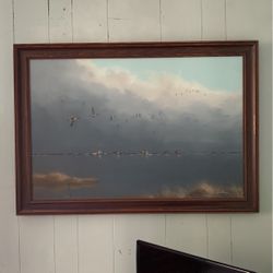 ORGINAL Oil Pointing  Signed   L28  W 40