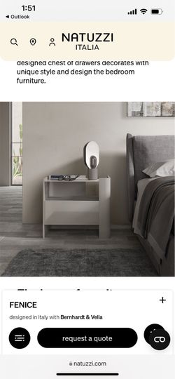 Natuzzi Bed-side Table