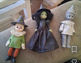 Wizard of Oz Doll Set of 3