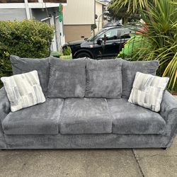 Dark Gray Couch-FREE Delivery
