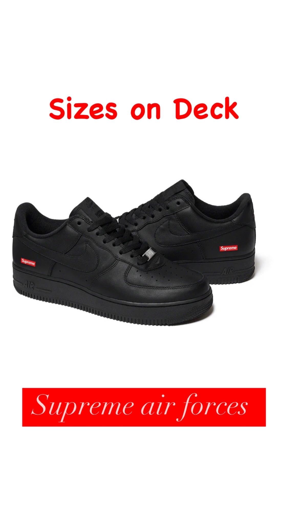 Air Force Supreme Black