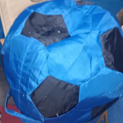 Medium soccer ball bean bag chair