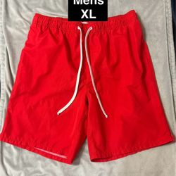 Men’s Red Swimming Trunks XL
