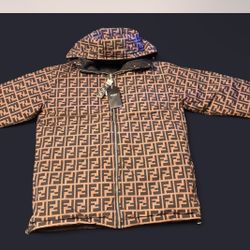 Fendi Reversible Tan & Black Jacket