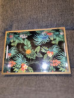 Hawaiian serving tray -wood