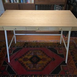 IKEA LILLÅSEN bamboo desk like NEW