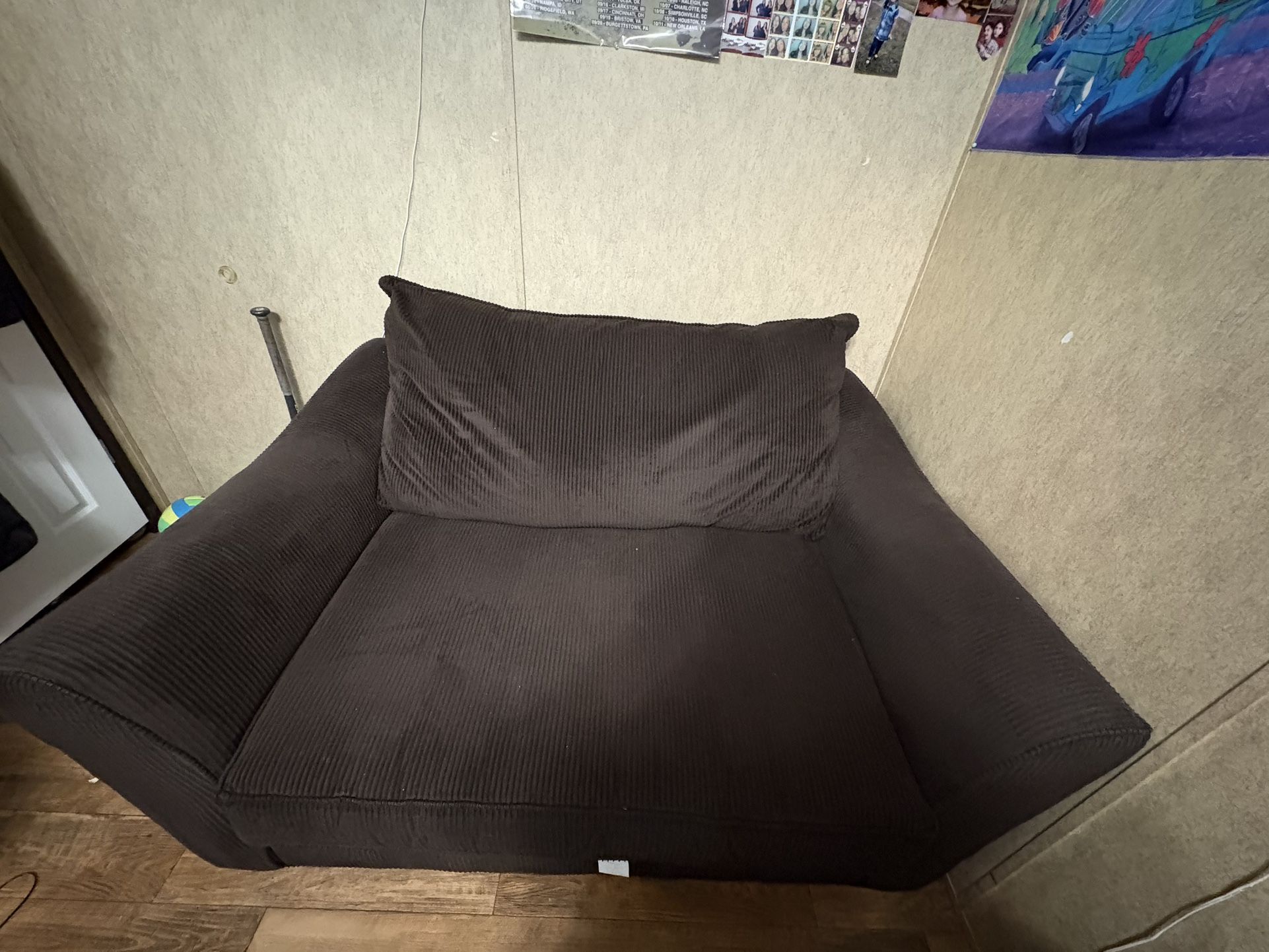Super comfy oversized loveseat