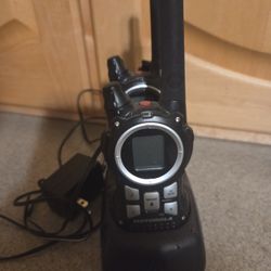 walkie talkie set with a charging station