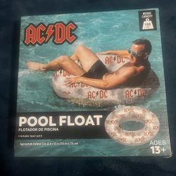 AC/DC Pool Float Ring  NEW Rock N Roll