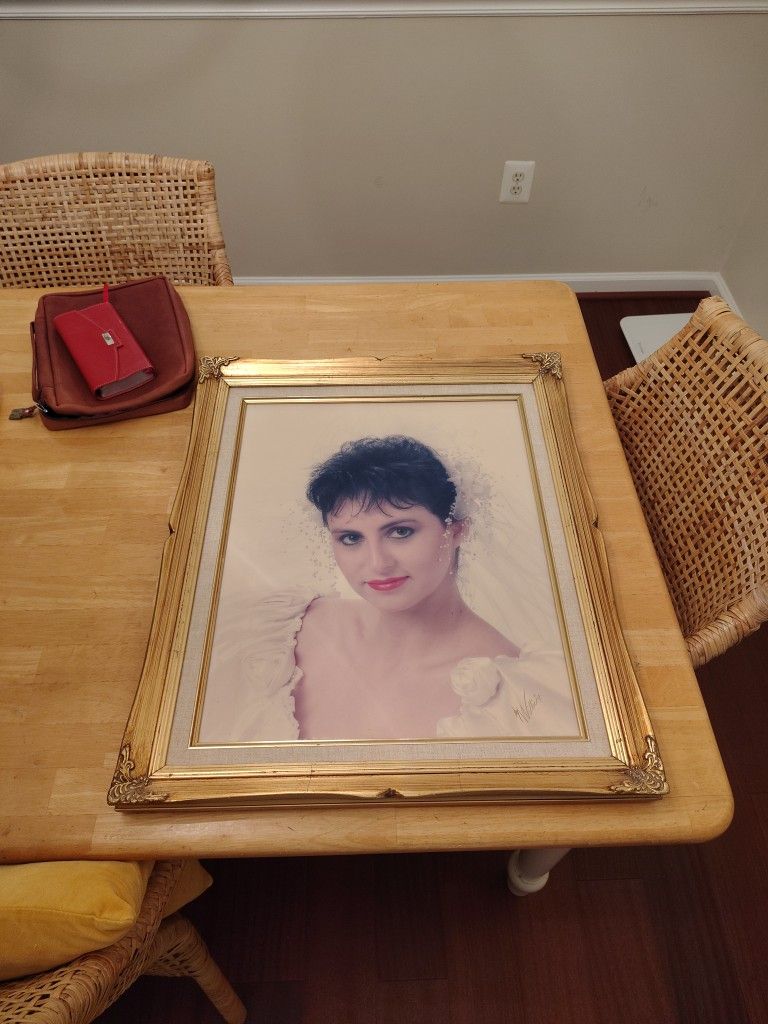 Portrait Of My Mother On Her Wedding Day