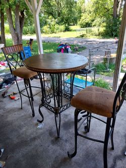 Table and chairs
