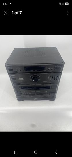 Magnavox AS 640 Synthesized Tuner Amp  Dual Cassette 5CD Read