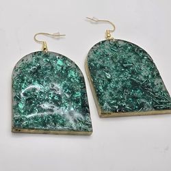 Teal Earrings 