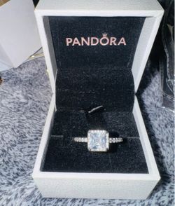 Pandora Halo Ring Size 7